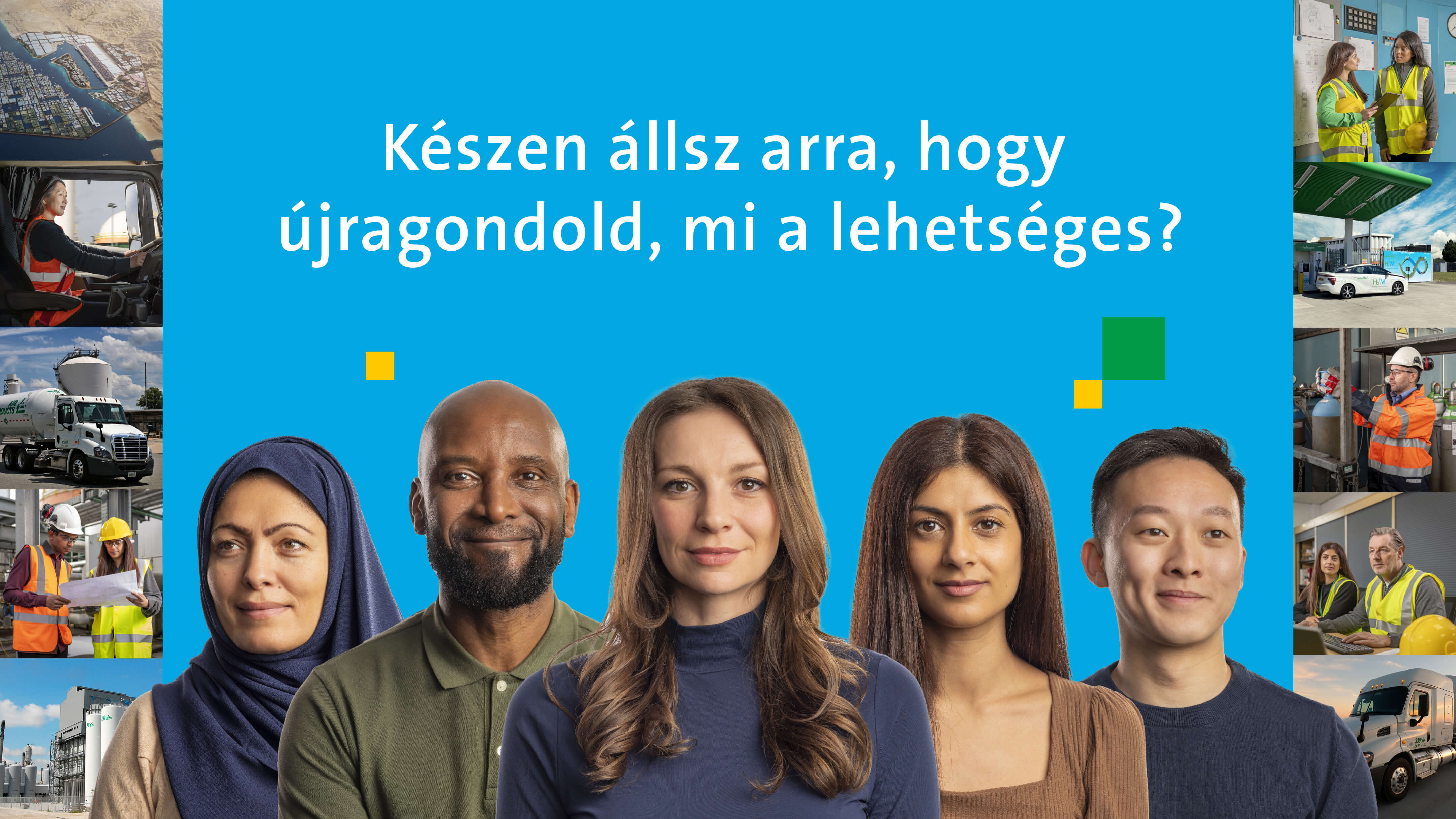 Diverse group of employees| Készen állsz arra, hogy újragondold, mi a lehetséges?